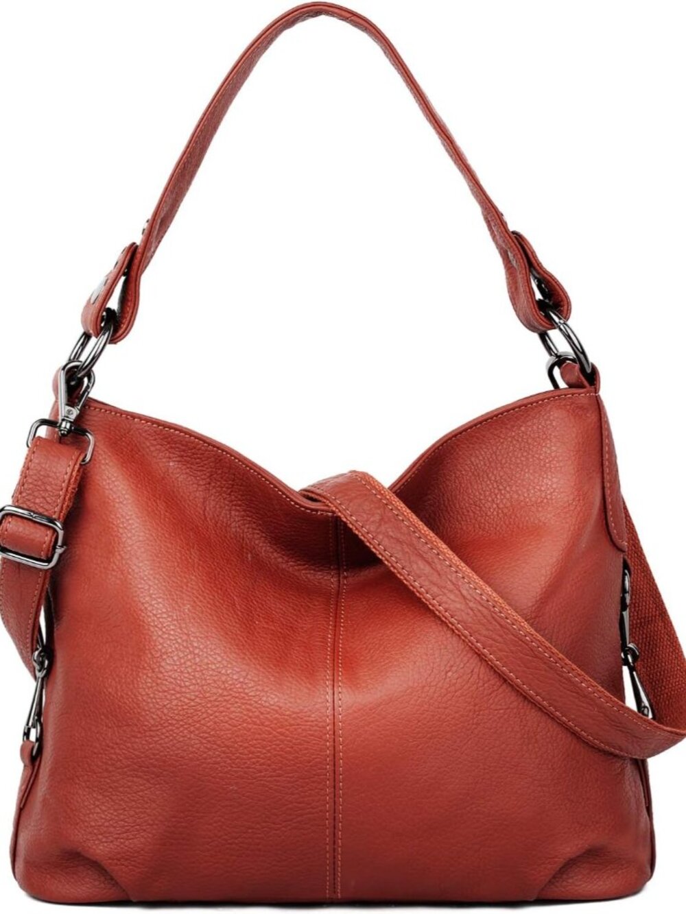 Genuine Leather Shoulder Bags Stylish Hobo Handbags Purses Crossbody Bags for Wo